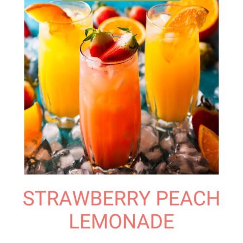 strawberry peach lemonade