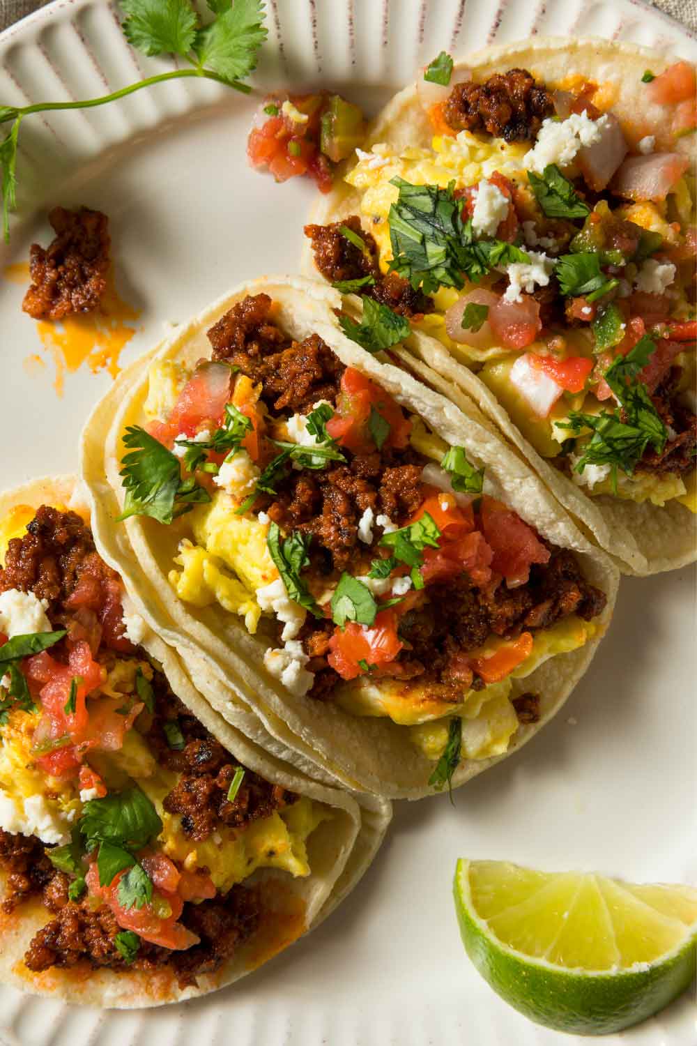 Breakfast Tacos With Bacon & Spinach