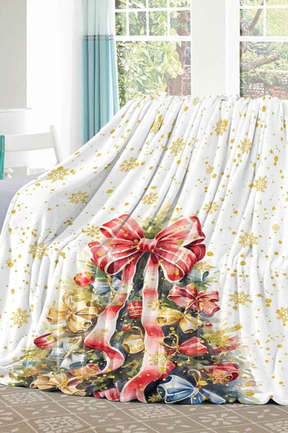 Use Cozy Blankets as Tablecloths
