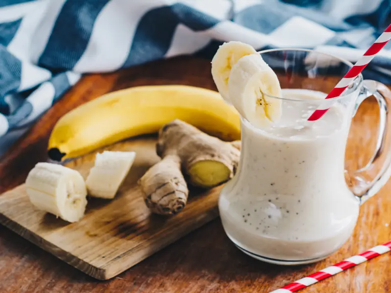 Banana Smoothie With Ginger