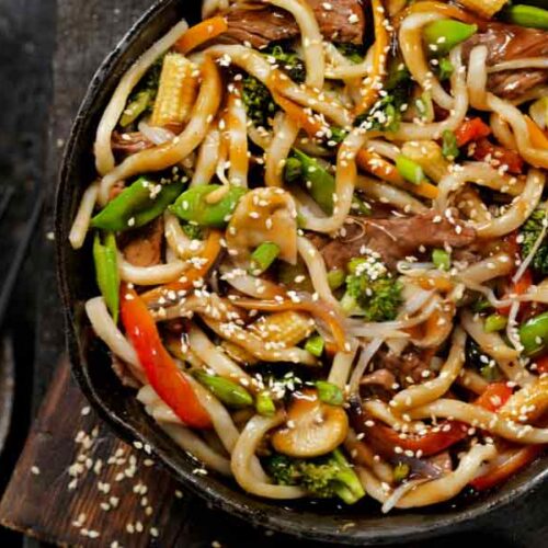 Beef and Broccoli Noodle Stir Fry