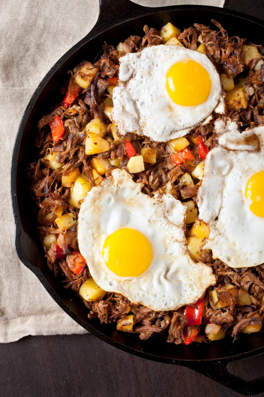 Ground Beef and Eggs Bowl
