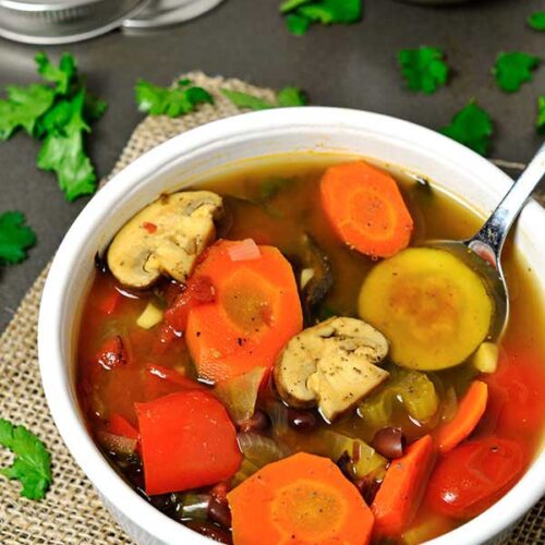 Detox Slow Cooker Vegetable Soup